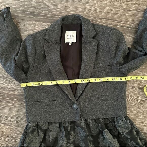 SEA New York Filcoupe lace wool combo blazer - Picture 7 of 14